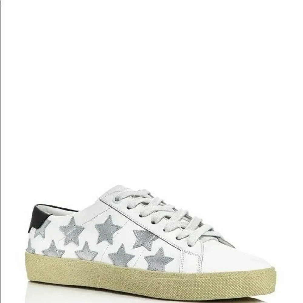 Saint Laurent | Shoes | Saint Laurent Ysl Silver Star Sneaker
